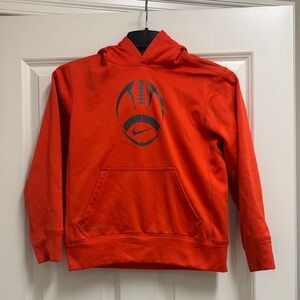 Nike Boy’s Orange Hoodie Sweatshirt